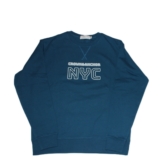 Crown&Anchor NYC "Inline" Sweatshirt (French Blue)