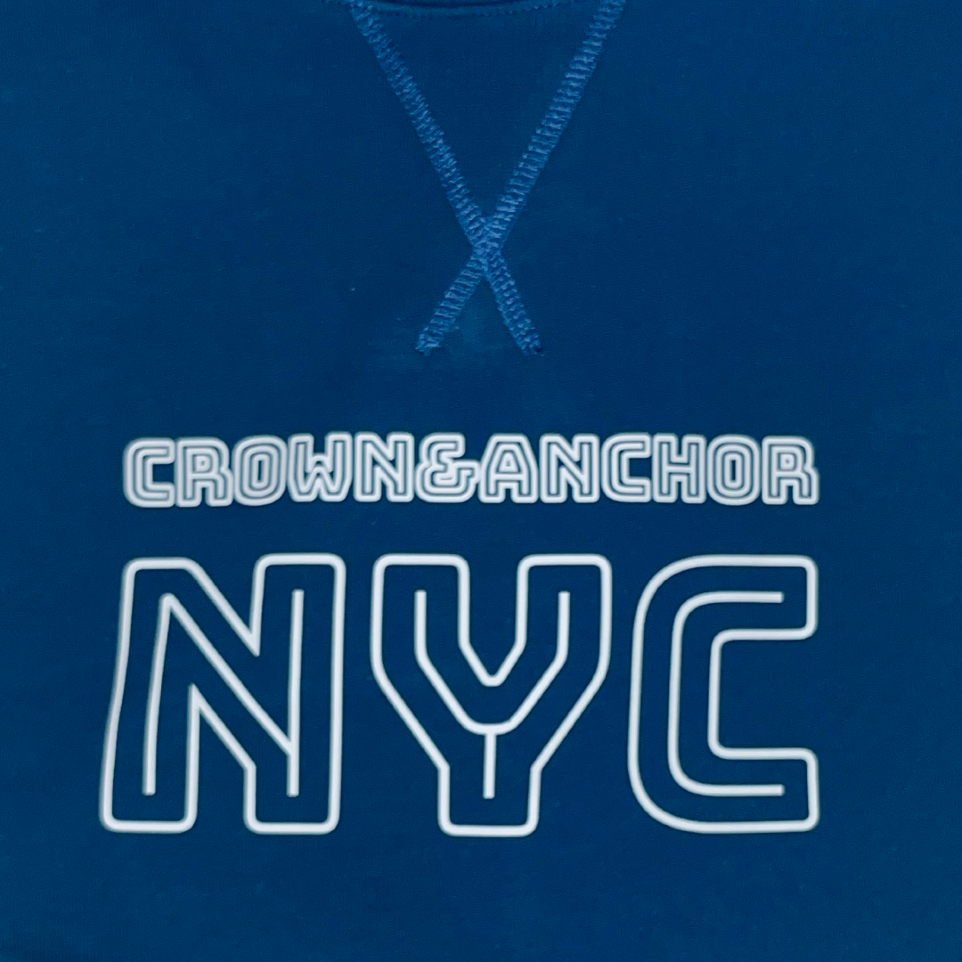 Crown&Anchor NYC "Inline" Sweatshirt (French Blue)