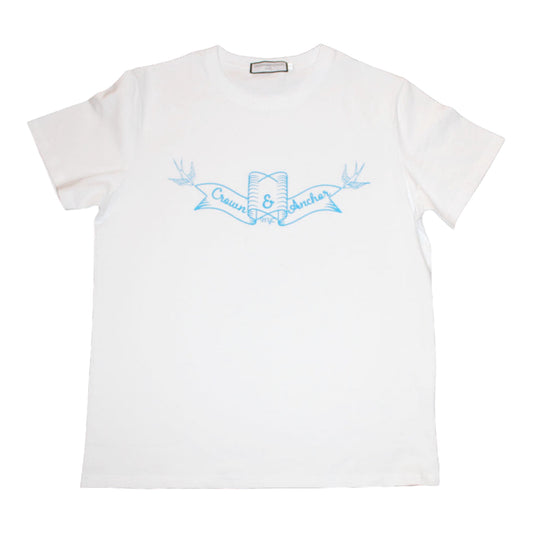 Blue Ribbon T-Shirt (White)