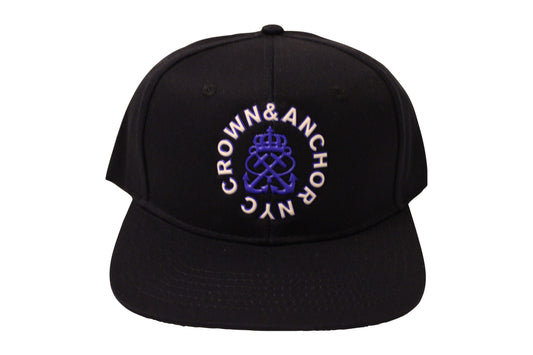 100% Cotton Crown&Anchor NYC High Frequency Snapback Cap